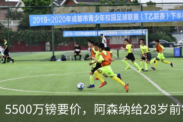 5500万镑要价，阿森纳给28岁前锋标了原价